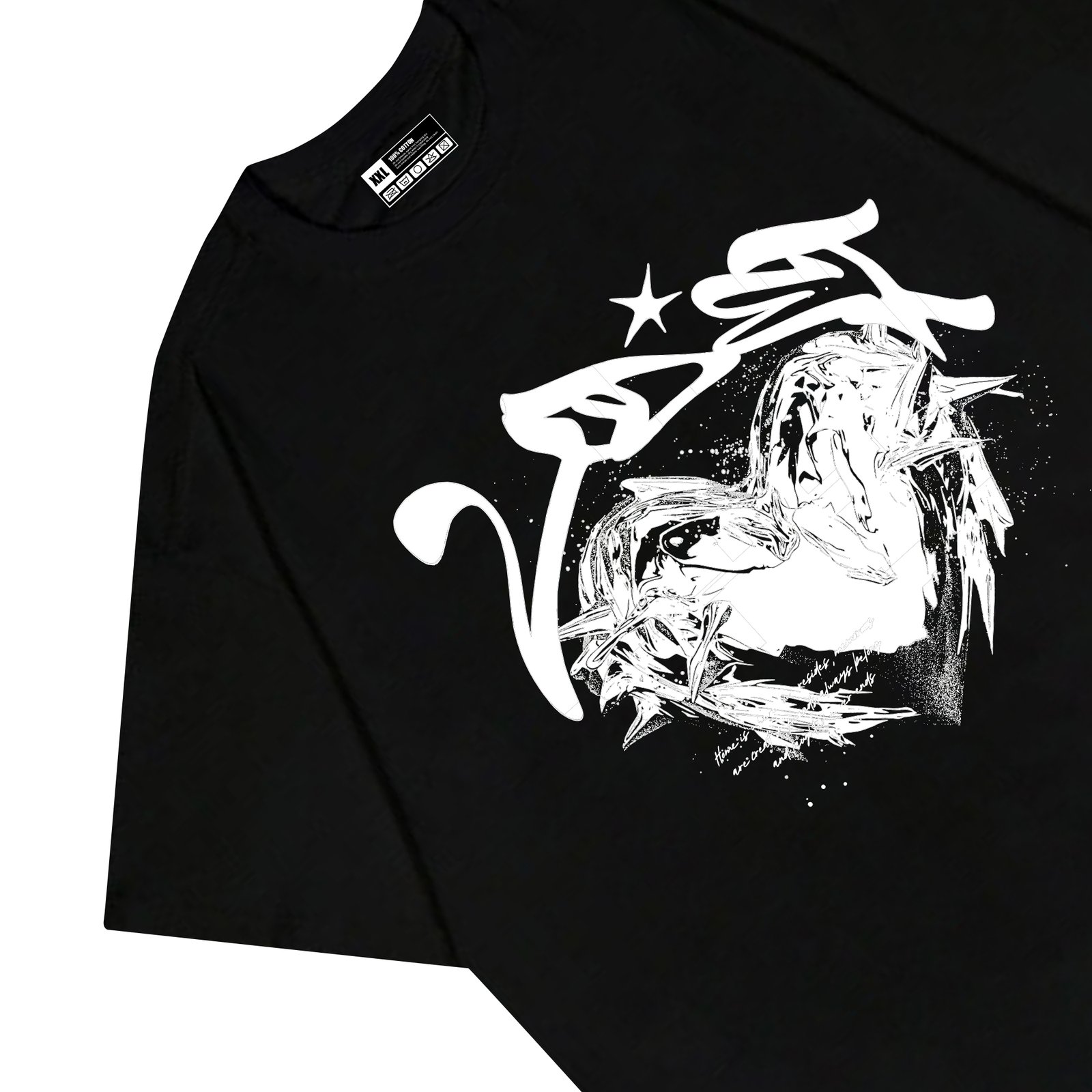 UDEI Kaos Regular Fit Black Vibe Hitam UDEI Kaos Regular Fit Black Vibe Hitam