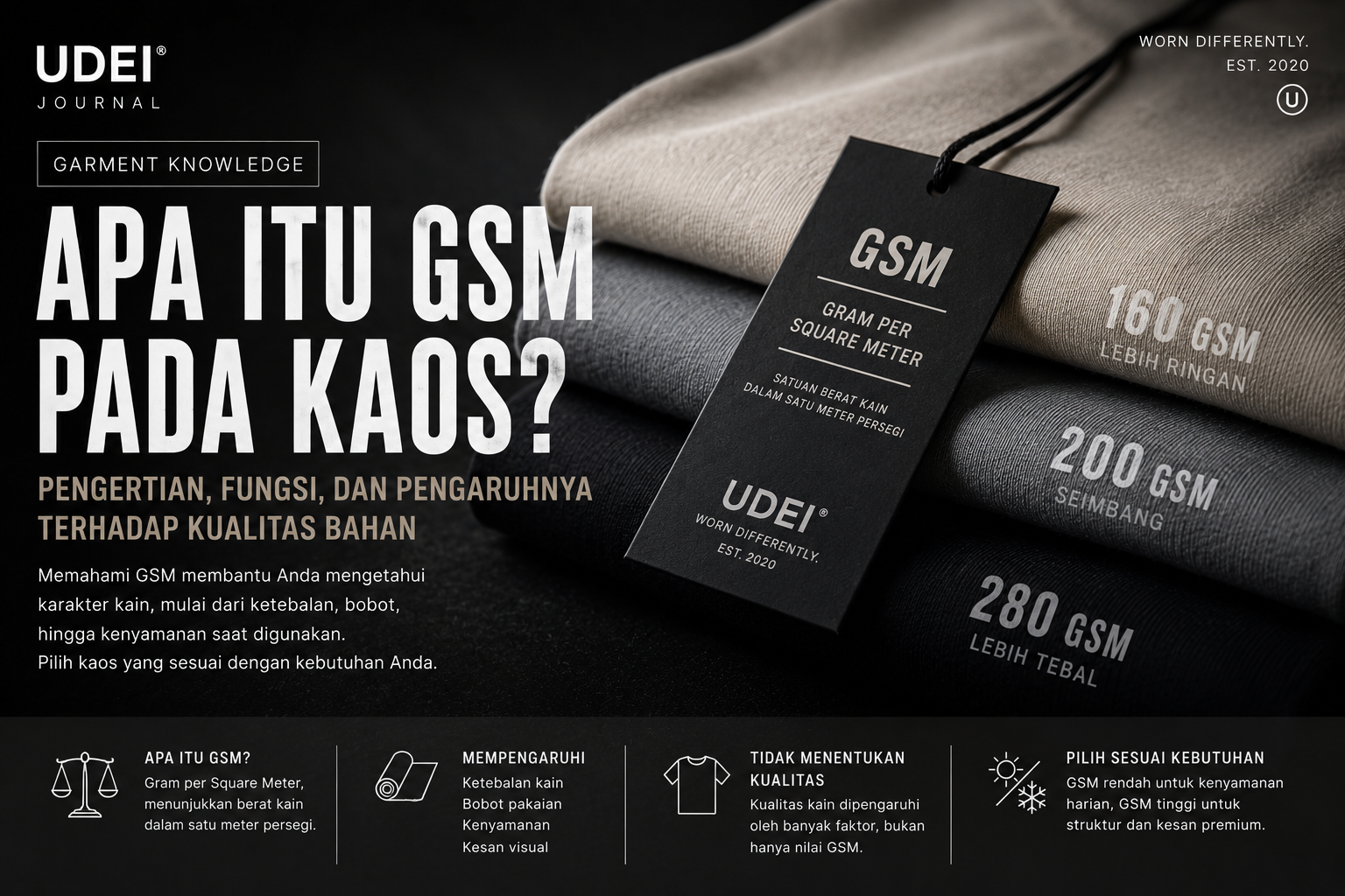 Apa Itu GSM pada Kaos? Pengertian, Fungsi, dan Pengaruhnya terhadap Kualitas Bahan Apa Itu GSM pada Kaos? Pengertian, Fungsi, dan Pengaruhnya terhadap Kualitas Bahan