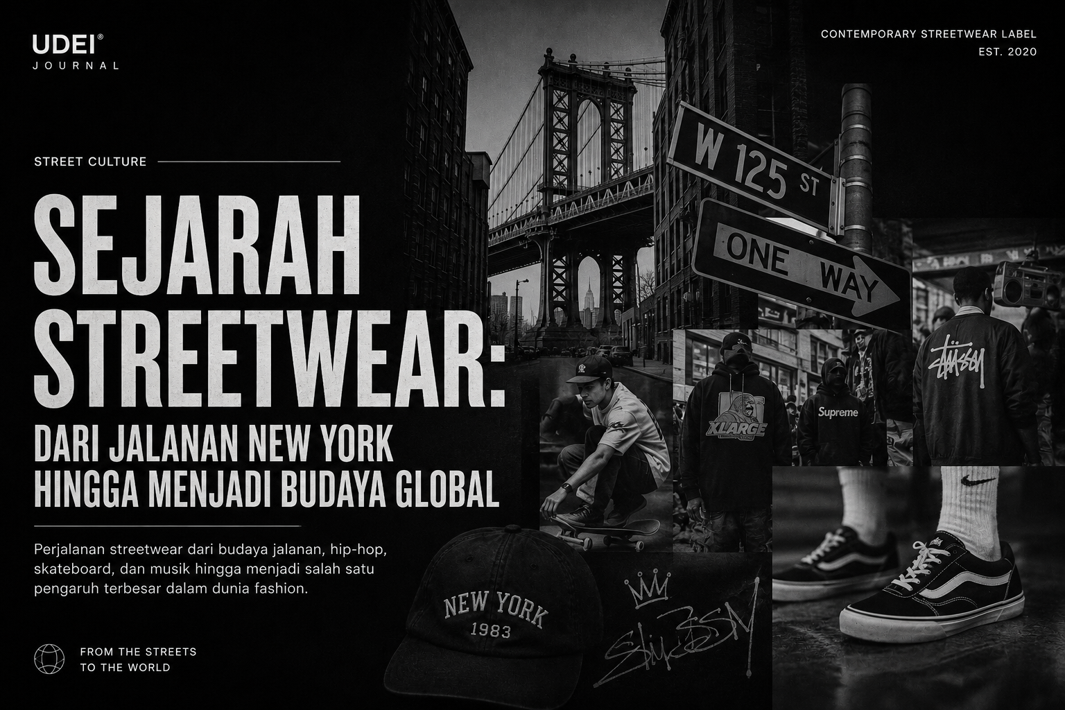 Sejarah Streetwear: Dari Jalanan New York hingga Menjadi Budaya Global Sejarah Streetwear: Dari Jalanan New York hingga Menjadi Budaya Global