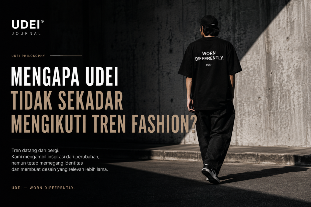mengapa udei tidak sekadar mengikuti tren fashion