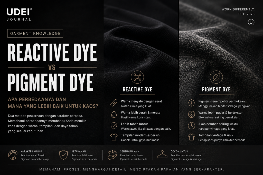 Reactive Dye vs Pigment Dye: Apa Perbedaannya dan Mana yang Lebih Baik untuk Kaos? reactive dye vs pigment dye apa perbedaannya dan mana yang lebih baik untuk kaos