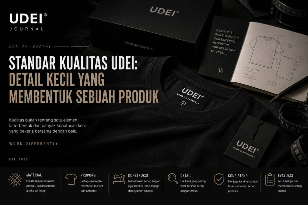 Standar Kualitas UDEI: Detail Kecil yang Membentuk Sebuah Produk standar kualitas udei detail kecil yang membentuk sebuah produk
